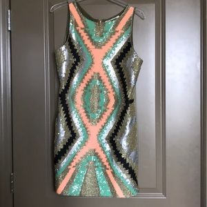 English rose cocktail dress